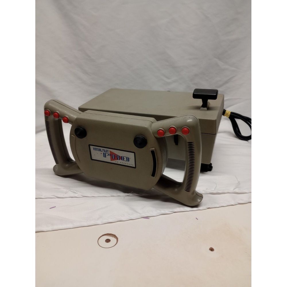 Vintage Virtual Pilot Pro Yoke Flight Simulator PC Controller‎ CH Products IBM